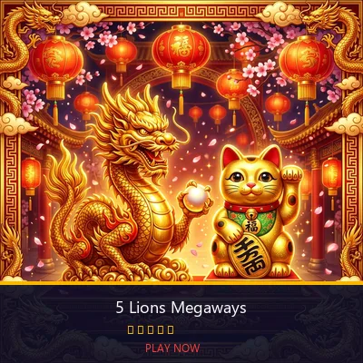5 Lions Megaways slot KLWIN — Pragmatic Play