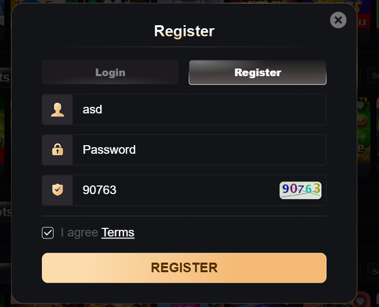 Screenshot captcha verification KLWIN — 5-digit code 90763